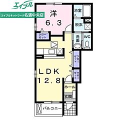 グランシエル・コウII　Ａ 1階