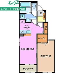 間取図画像 1LDK