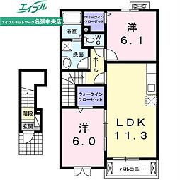 ベルポスト 2階/-