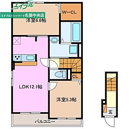 エトワールくらもちa 2階/-