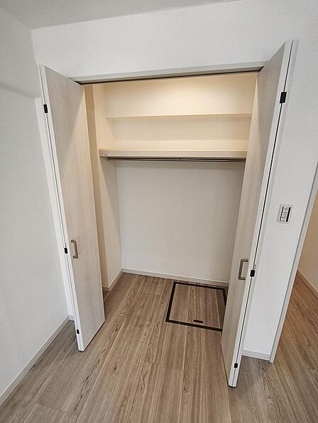 全室にしっかり収納を備えております。