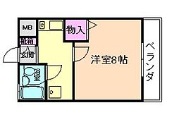 間取図画像 1K
