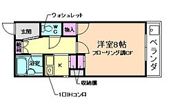 RESTSUNPiER 1Kの間取図画像