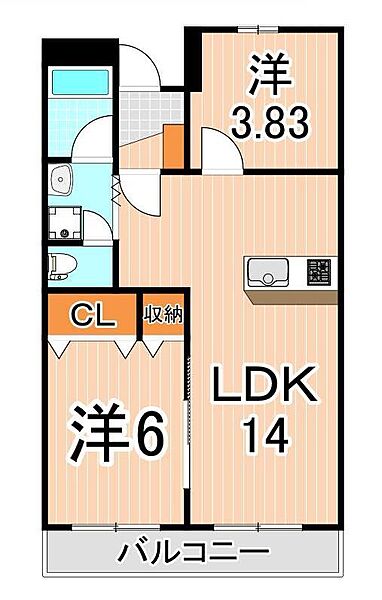 ドエルエントピア 102｜東京都足立区加平1丁目(賃貸マンション2LDK・1階・51.61㎡)の写真 その2