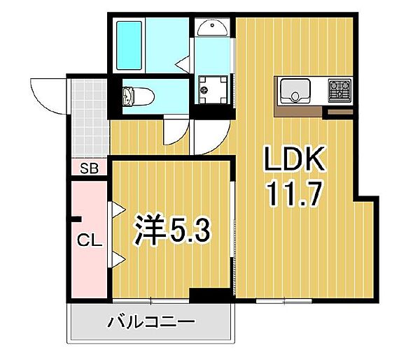 レグルス 205｜東京都足立区青井2丁目(賃貸アパート1LDK・2階・40.72㎡)の写真 その2