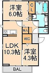 物件の間取り