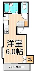 NKハイム ワンルームの間取図画像