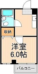 SKマンション 1Kの間取図画像