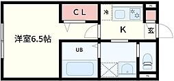 robot home 東綾瀬 1Kの間取図画像