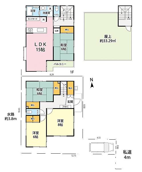 間取りを拡大表示