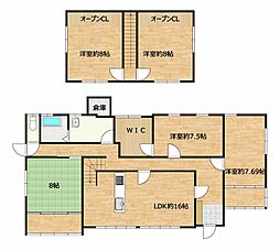 加美郡加美町字西町　戸建て 5SLDKの間取り