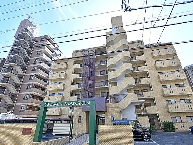 外観 チサンマンション瓢箪山 7階/-