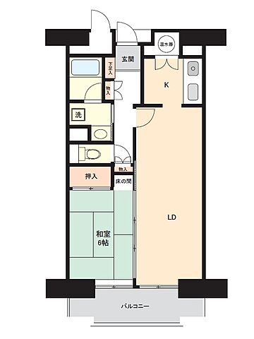 間取り クリスタルバリー宇奈月 10階/-