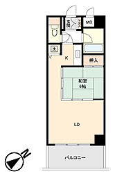 マリントピア天橋立7号館 1LDKの間取図画像