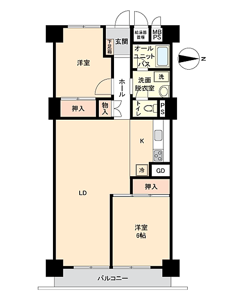 間取りを拡大表示