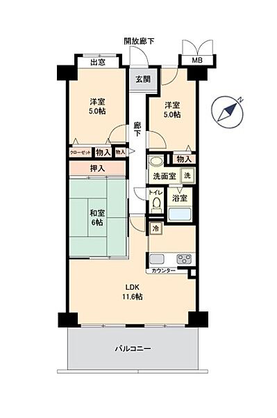 間取りを拡大表示