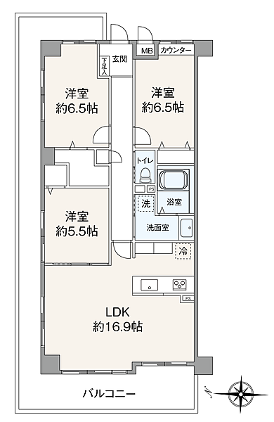 間取りを拡大表示