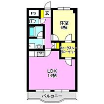 ユアサヴィレッジI 602 ｜ 群馬県前橋市表町2丁目（賃貸マンション1LDK・6階・52.08㎡） その2