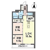 ココメゾン前橋 102 ｜ 群馬県前橋市表町1丁目（賃貸アパート2LDK・1階・64.37㎡） その2