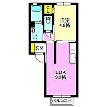 サンモール・シャム 201 ｜ 群馬県前橋市上泉町（賃貸アパート1LDK・2階・32.70㎡） その2