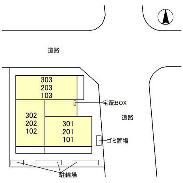 （仮）Ｄ－ＲＯＯＭ南町3丁目 303｜群馬県前橋市南町3丁目(賃貸アパート1LDK・3階・35.44㎡)の写真 その3