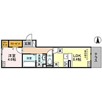 Ｄ－ＲＯＯＭ昭和町 103 ｜ 群馬県前橋市昭和町1丁目（賃貸アパート1LDK・1階・37.12㎡） その2