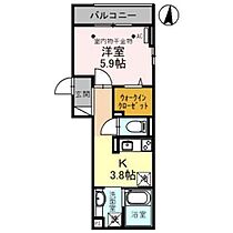 ルピナス 201 ｜ 群馬県前橋市南町3丁目（賃貸アパート1K・2階・29.14㎡） その2