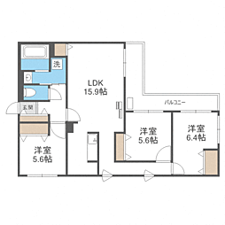 ZABO HILLS YAMAHANA 4階/-