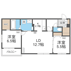 物件の間取り