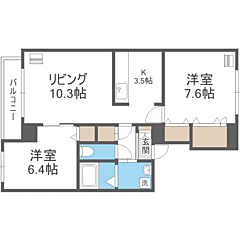 物件の間取り