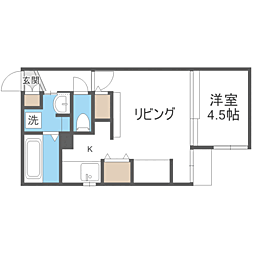 ZweitLogik 1LDKの間取図画像