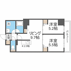 物件の間取り