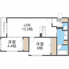 物件の間取り