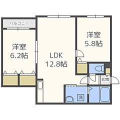 物件の間取り