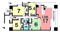 ノイエクラッセ江南 4LDKの間取図画像