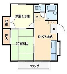 サニーハイツの間取図画像
