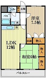 グリーンウエストの間取図画像