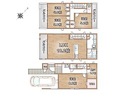 物件画像 江戸川区一之江8丁目 新築一戸建て／全3棟　C号棟