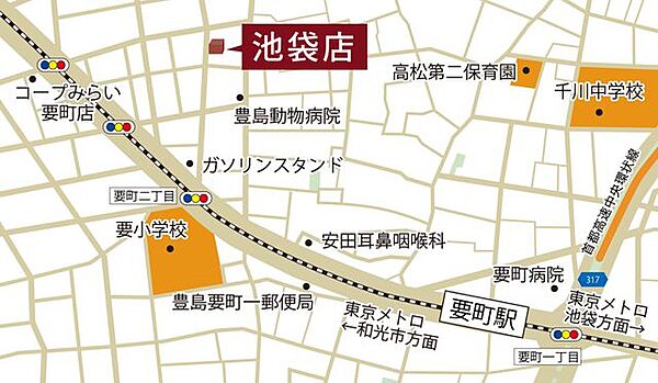 地図を拡大表示