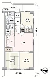 間取図画像 3LDK