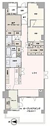 クライマックスガーデン棟 2SLDKの間取図画像