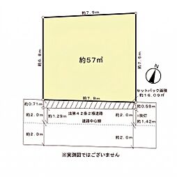 ハピネス 1Kの間取図画像
