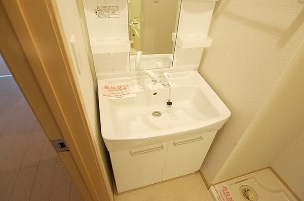 洗面所：広い洗面スペース