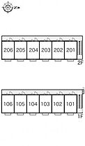 レオパレスファンタジー 104 ｜ 京都府亀岡市篠町柏原頭26（賃貸アパート1K・1階・19.87㎡） その4