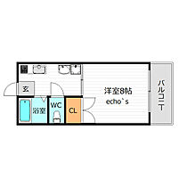 コーポせいまA  ｜ 京都府南丹市園部町小山東町島所6-2（賃貸アパート1K・2階・23.00㎡） その2