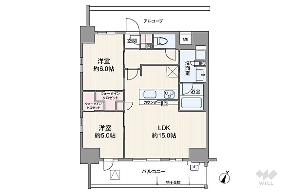 間取り プレサンスグラン本山駅前 10階/-