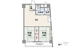 間取図画像 2DK