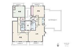 グランドメゾン神田町 3LDKの間取図画像