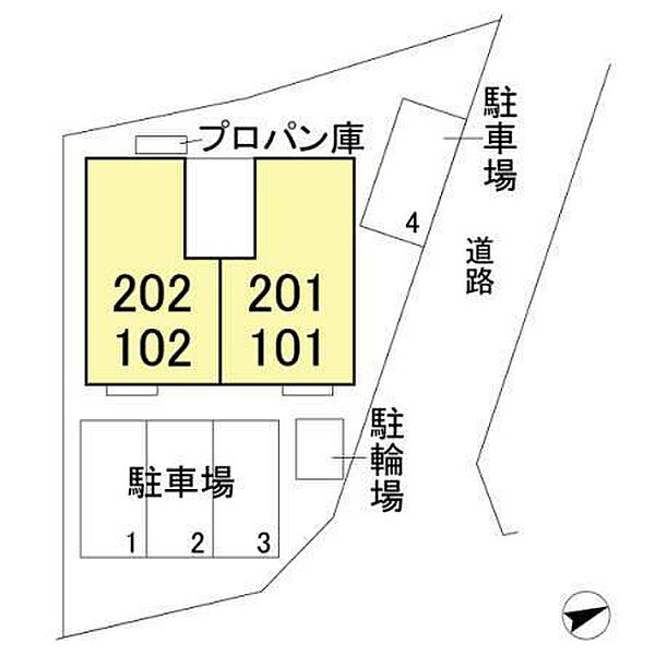 クエスタ 202｜栃木県足利市朝倉町(賃貸アパート1LDK・2階・36.57㎡)の写真 その23