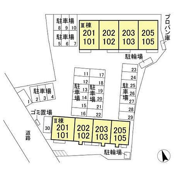 カレントII 103｜栃木県足利市五十部町(賃貸アパート1LDK・1階・40.57㎡)の写真 その23